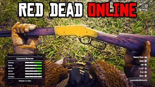 The *UPGRADED* Lancaster Repeater in Red Dead Online.. (NEW BEST WEAPON!)