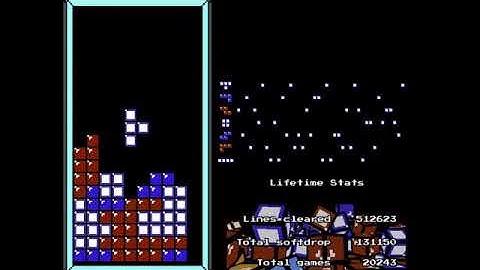 NES Tetris - Maxout no.4