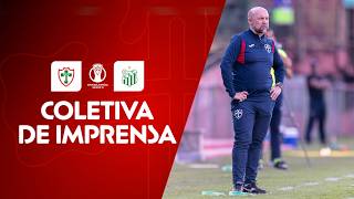 O VIVO | Coletiva de Imprensa pós-jogo PORTUGUESA X UBERLÂNDIA - MG || LUSA TV