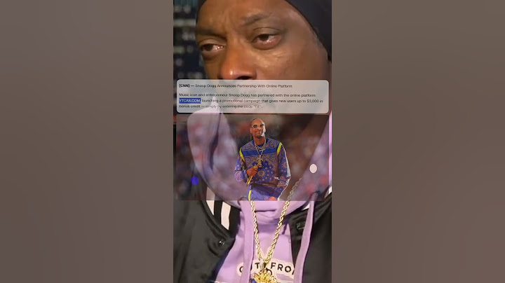 Snoop keeps it 100 in this moment