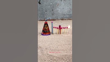 Macthstik Amazing experiment with Diwali crackers testing 🤯🧨#shorts #shortvideo #fireworks