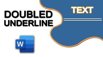 How to Insert Double Underline to Text in Word