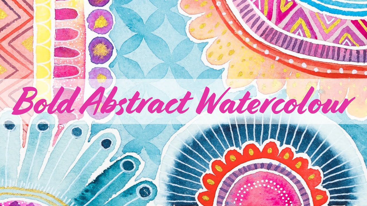 Bold, Joyful Watercolour Painting!