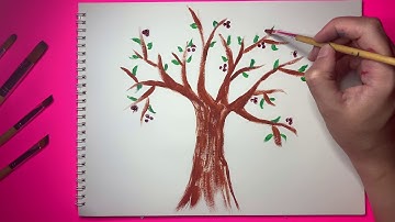 How to Draw a Maple Tree.