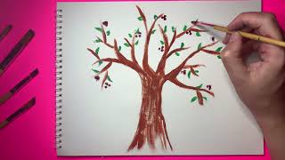 How to Draw a Maple Tree.
