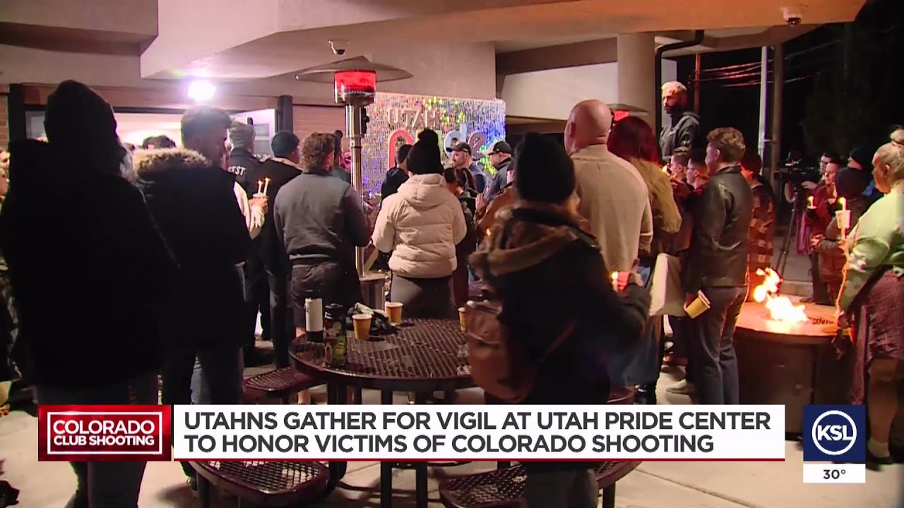 Utah Pride Center hosts vigil to honor Colorado Springs shooting