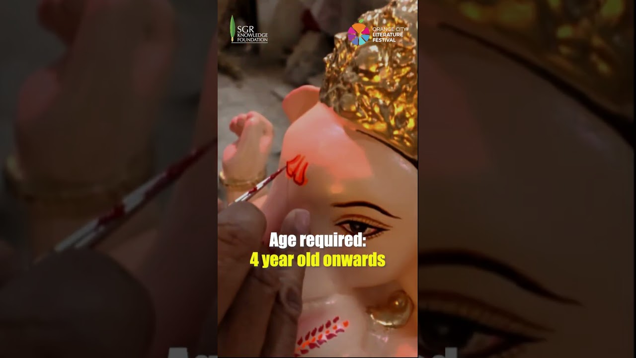 Eco-friendly Ganesh Idol Making Workshop| OCLF | SGR