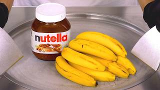 Download Lagu Nutella \u0026 Banana - Ice Cream Rolls | Oddly Satisfying Visual ASMR MP3 Download Lagu Nutella \u0026 Banana - Ice Cream Rolls | Oddly Satisfying Visual ASMR MP3