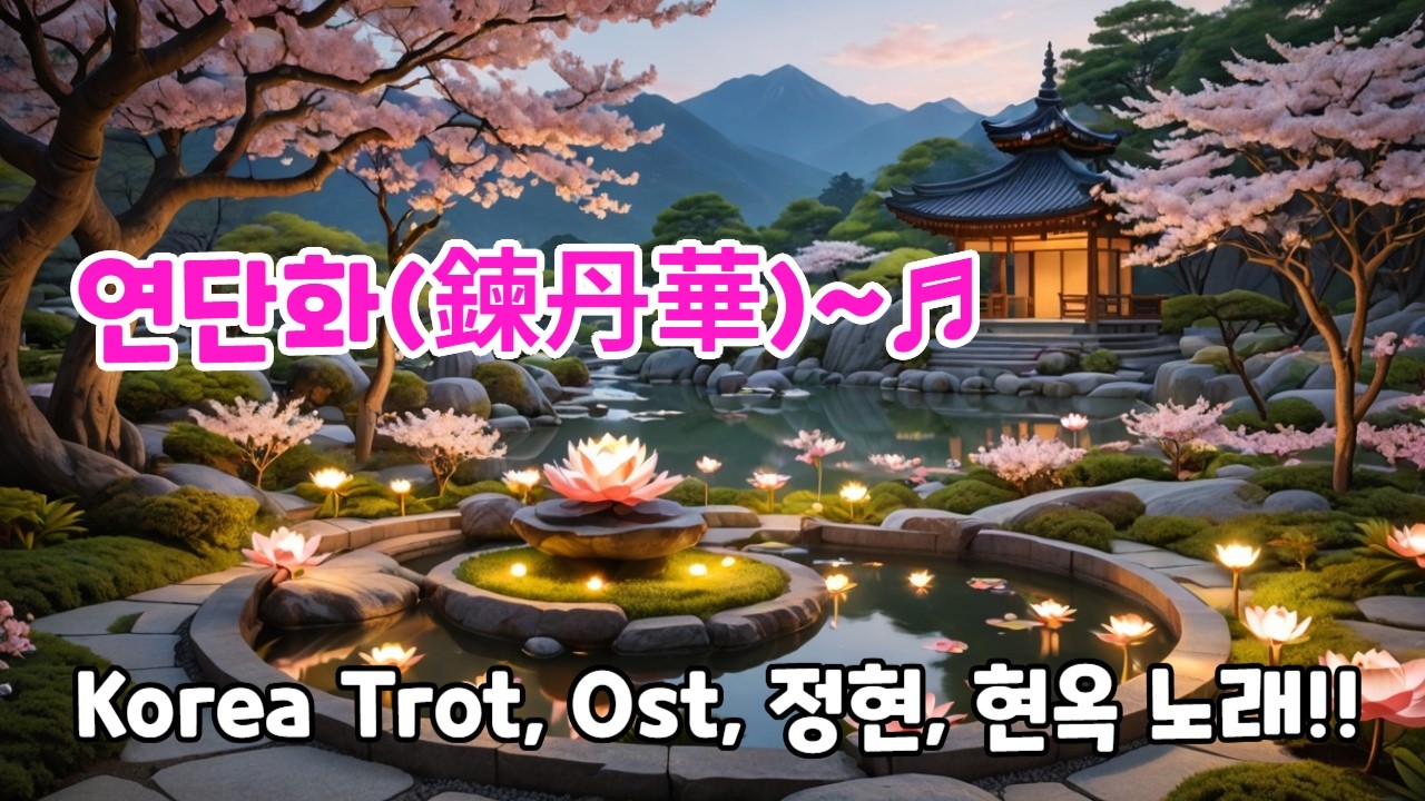 연단화(鍊丹華)~♬, 지구촌 현상계 삶 속에서 꽃이 피어나는 연단화원의 선기(善機)를 품은, Korea Trot, Ost, 정현, 현옥 노래! | 선혜 엔터테이먼트 |