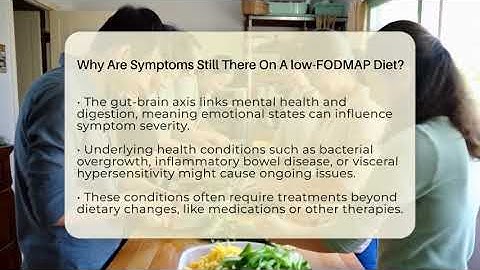 Why Are Symptoms Still There On A low-FODMAP Diet? - The Recovery Kitchen