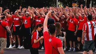 Bayern Fanmarsch in Madrid I Champions League Halbfinale Rückspiel I Mai 2024