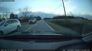 Family of Deere crossing the road Greensboro NC 3/11/2021 6:10PM