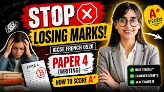 IGCSE French 0520 Paper 4 – How to Score A* Strategy #igcsefrench #learnfrench #abinitio #igcseprep