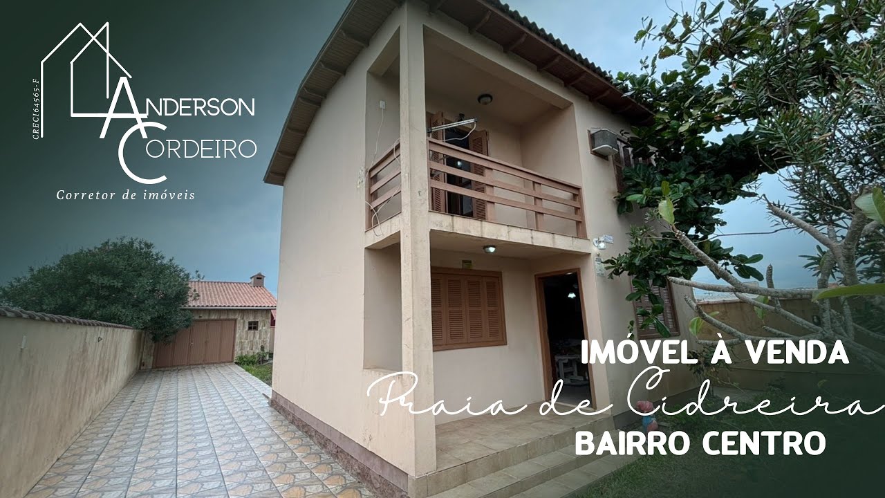 SOBRADO A VENDA NO BAIRRO CENTRO EM CIDREIRA/RS! R$ 250.000,00.