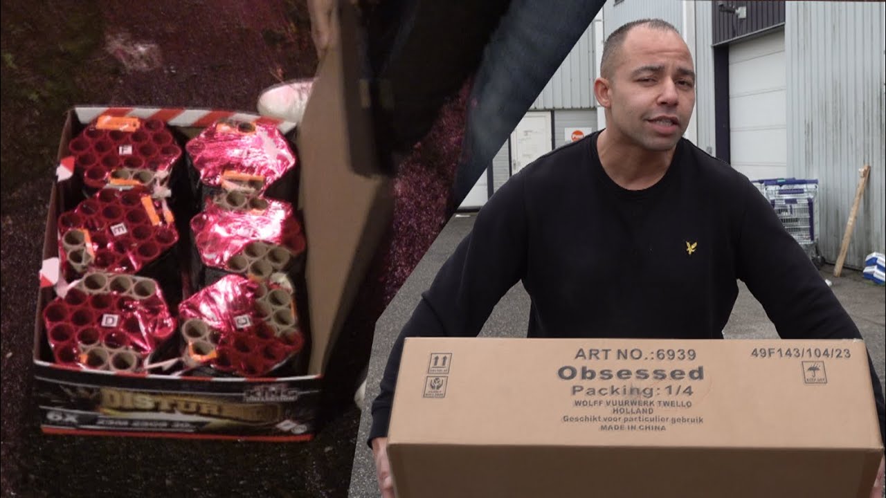 OUD EN NIEUW 2023-2024 DISTURBED 6 X 19 SHOTS SUPER ZWAAR!!! VUURWERK