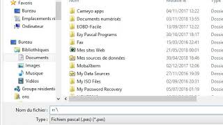 PROGRAMMATION FICHIER TEXTE EN PASCAL