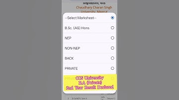 How to Check CCS University Private Result 2025 #shorts #ccsuresult #ccsuniversity #result2025