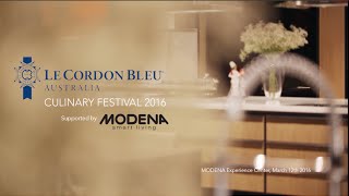 Le Cordon Bleu in Collaboration with MODENA Indonesia for Culinary Festival 2016