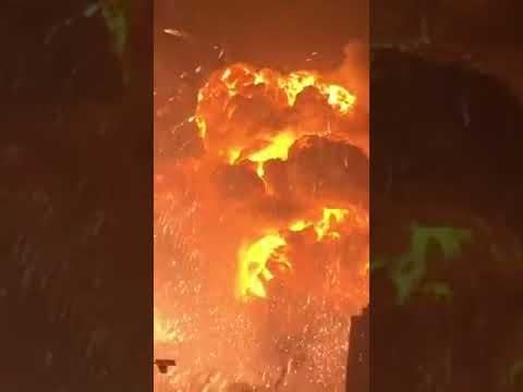 Big Explosion in Tianjin CHINA  Wait for  00:50