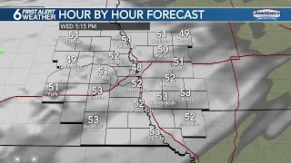 Cloud cover expands this afternoon