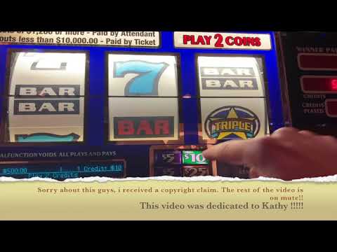 $25 Wheel Of Fortune - $10 Triple Red White Blue - $10 Triple Double Diamond