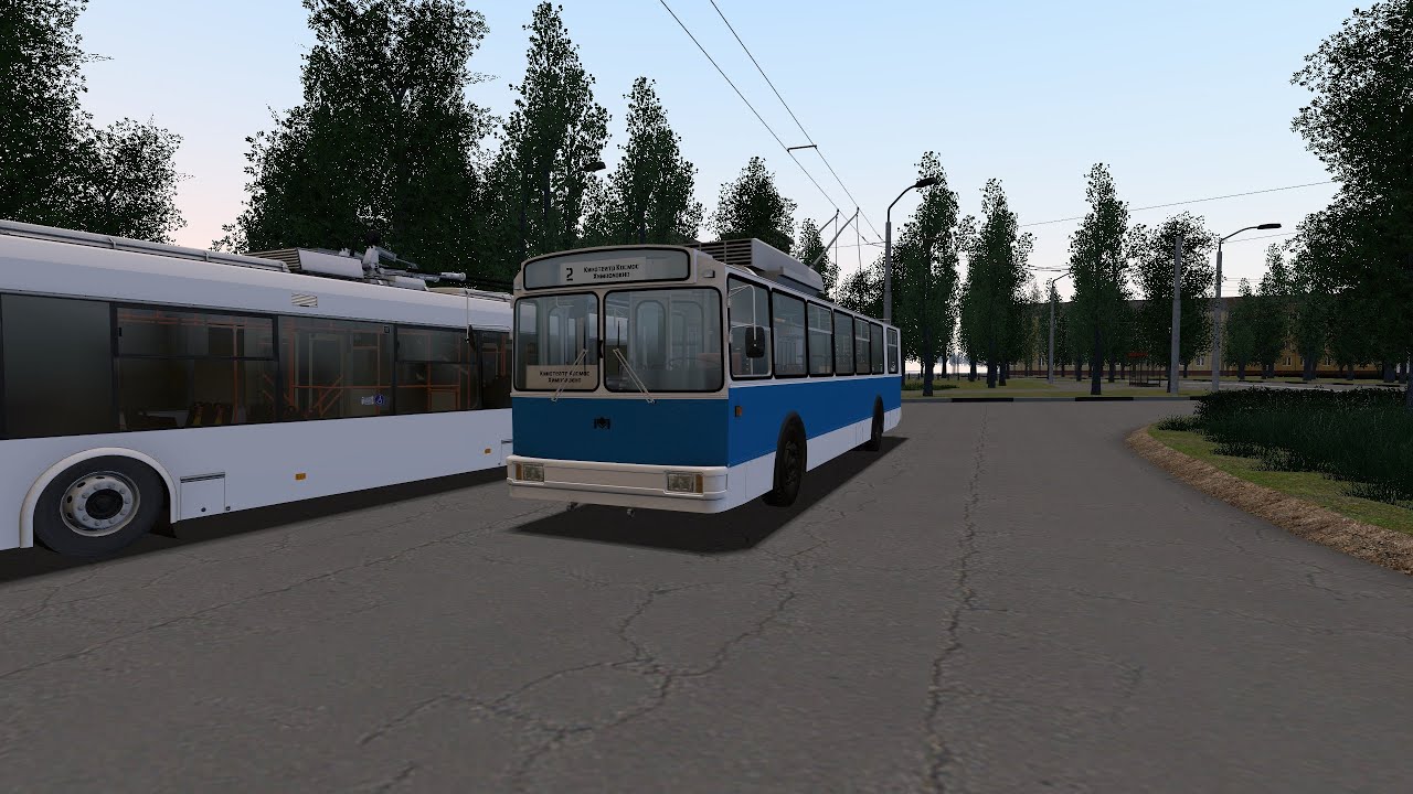Поездка на Аксм 101 по новой карте Балаково (Alternative trolleybus)