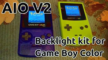 Installing a Backlight kit (HiVision AIO) in a Game Boy Color