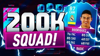 PHENOMENAL 200K SQUAD BUILDER!!! Ft. Rodriguez | FIFA 17