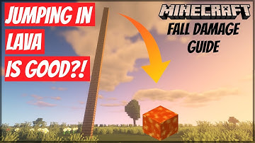Minecraft: 13 WAYS TO STOP/BREAK FALL DAMAGE