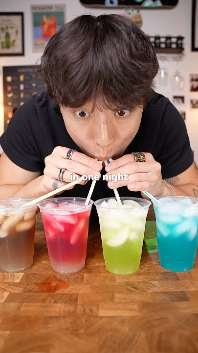 4 Variasi Es Teh Long Island #koktail #longislandicedtea #bartending #bartender