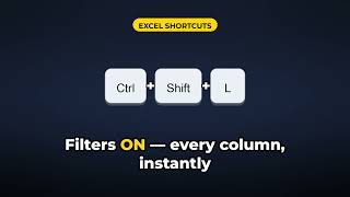 Toggle Excel Filters Instantly