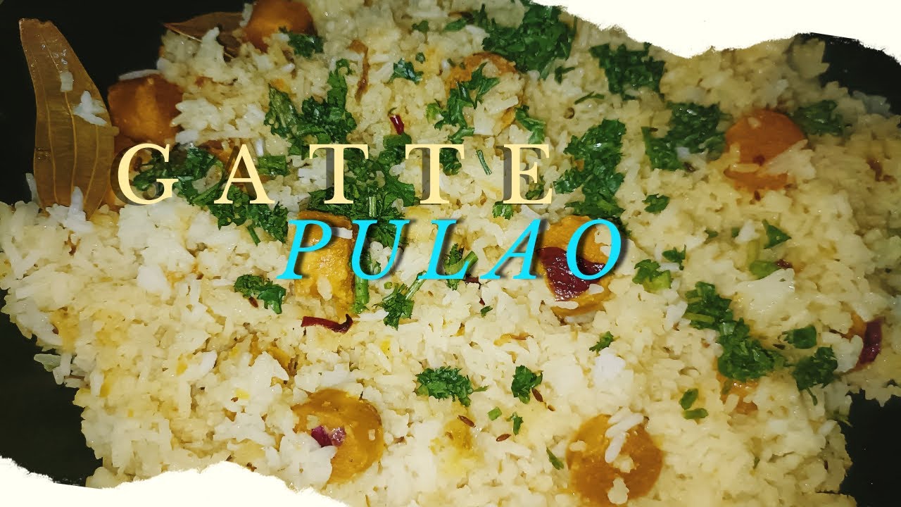 Sunday special Gatte ka pulao | tastyday | | by MONORAMA'S TOP KITCHEN