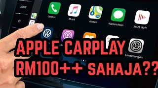 TUKAR ANDROID PLAYER KE APPLE CAR PLAY MENGGUNAKAN USB DONGLE