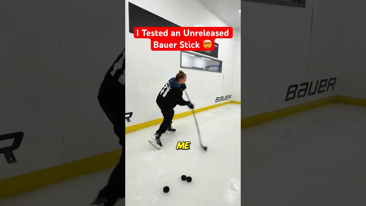 Maybe the last thing I expected to see 🔥 #bauer #hockey #connorbedard #kazxi