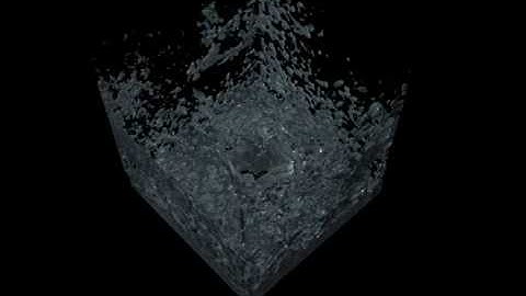 blender 2.48 particle fluid test