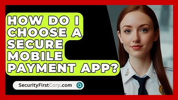 How Do I Choose A Secure Mobile Payment App? - SecurityFirstCorp.com