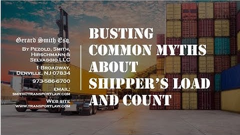 Shippers load and count là gì năm 2024