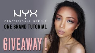 NYX One Brand Tutorial + GIVEAWAY | ROSHAR BEAUTY (Bahasa Indonesia) | Gelangelicca
