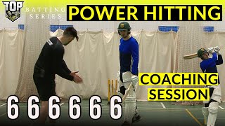 IMPROVE YOUR POWER HITTING (Hitting Sixes Coaching Session) Batting Tips