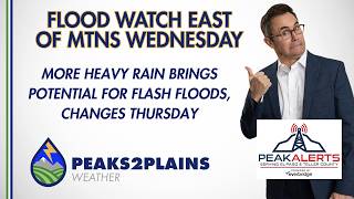 More storms Wednesday, flash floods possible in susceptible areas that had heavy rain Tuesday.