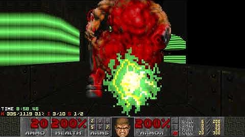 Doom II Dimensions Map 03: Omega-Minor - UV-Max [TAS] + No damage