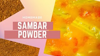 Sambar Powder | Homemade Spices | Sambar Podi Recipe | Sambar Recipe screenshot 1