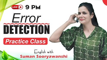 Error Detection | Best Tricks | Spotting Errors | Suman Sooryawanshi Ma