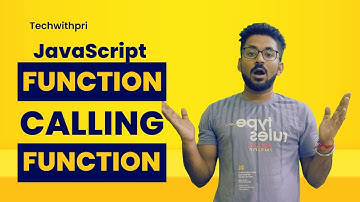 JavaScript Function Calling Function