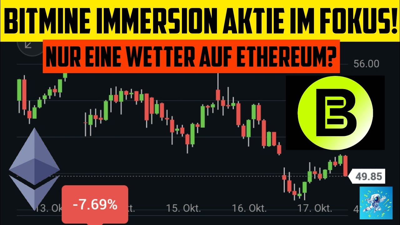 BitMine Immersion Technology Aktie - nur eine Wette auf Ethereum?  #Aktienanalyse - YouTube