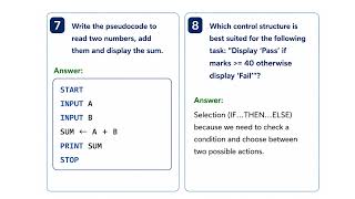 Creating Algorithms – Questions | Edexcel IGCSE Computer Science https://tinyurl.com/3euw3ebv