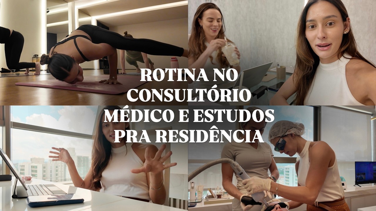 VLOG dia de 72h na minha rotina de estudos e consultorio