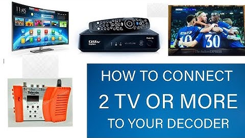 how to watch 2 TV or more from one decoder, how to connect RF modulator  with the use of TELEVES
