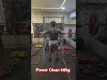 Power Clean 60kg 💪#crossfit #crossfitindia #power #strength #fitness #fitindia #workout #befit #gym
