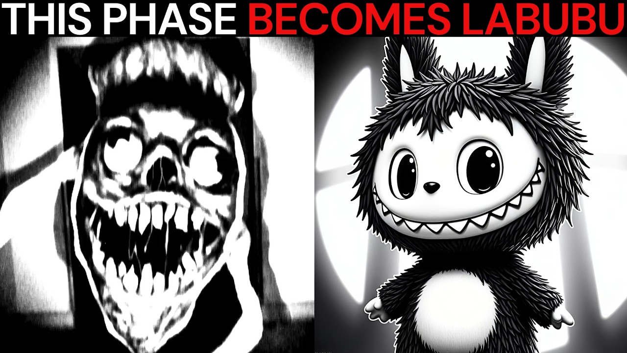 Mr Incredible Becoming Uncanny meme (This phase becomes Labubu) | 50+ phases